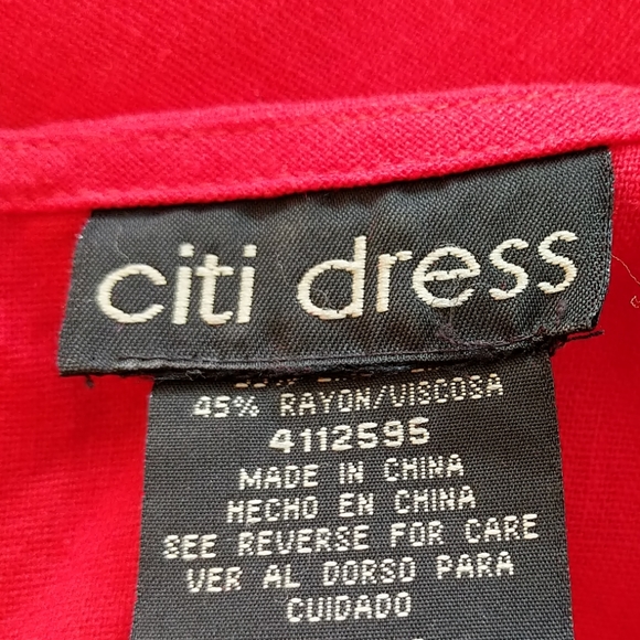 Linen! Red Embroidered Sheath Maxi - Picture 7 of 8